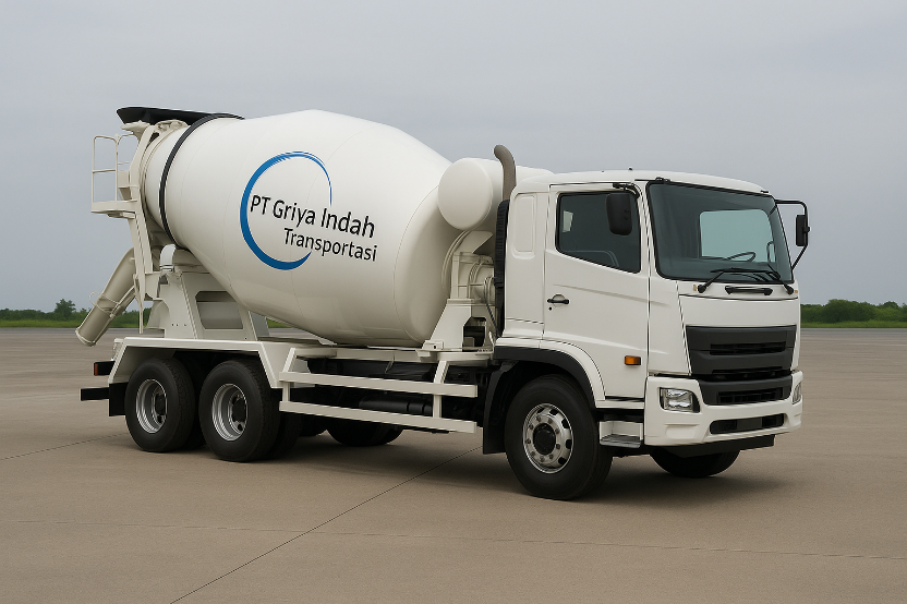 Armada Truk Tronton molen pengaduk beton atau semen