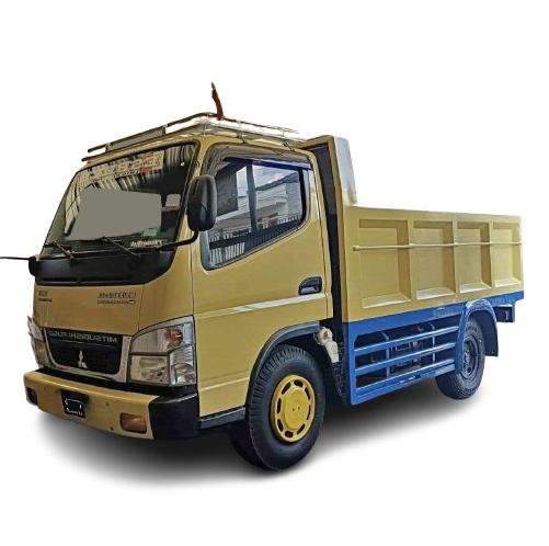 Truk engkel untuk kebutuhan logistik