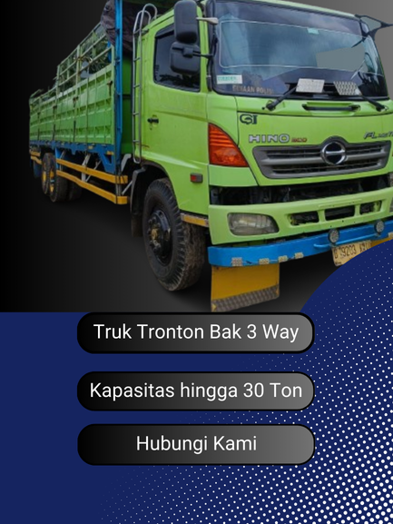 Sewa Tronton Bak 3 way PT Griya Indah Transportasi