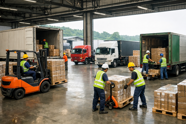 Loading dan Unloading dalam Logistik Darat (Trucking)